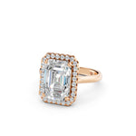 Load image into Gallery viewer, Yarza Emerald Solitaire Diamond Womens Ring