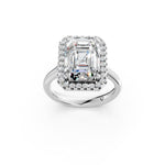 Load image into Gallery viewer, Yarza Emerald Solitaire Diamond Womens Ring