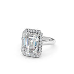 Load image into Gallery viewer, Yarza Emerald Solitaire Diamond Womens Ring