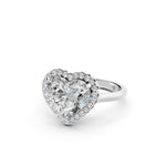 Load image into Gallery viewer, Yalra Heart Solitaire Diamond Womens Ring