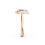 Load image into Gallery viewer, Yaira Heart Solitaire Diamond Womens Ring