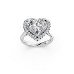 Load image into Gallery viewer, Yaara Heart Solitaire Diamond Womens Ring