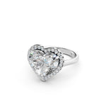 Load image into Gallery viewer, Yaara Heart Solitaire Diamond Womens Ring