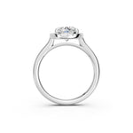 Load image into Gallery viewer, Xiana Oval Solitaire Diamond Womens Ring