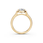 Load image into Gallery viewer, Xiana Oval Solitaire Diamond Womens Ring