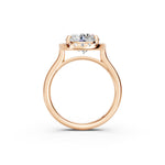 Load image into Gallery viewer, Xavya Oval Solitaire Diamond Womens Ring