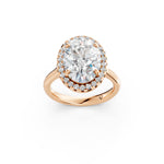 Load image into Gallery viewer, Xavya Oval Solitaire Diamond Womens Ring