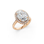 Load image into Gallery viewer, Xavya Oval Solitaire Diamond Womens Ring