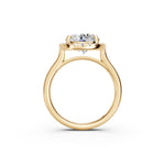 Load image into Gallery viewer, Xavya Oval Solitaire Diamond Womens Ring