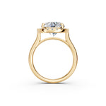 Load image into Gallery viewer, Xarza Oval Solitaire Diamond Womens Ring