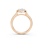 Load image into Gallery viewer, Xania Pear Solitaire Diamond Womens Ring