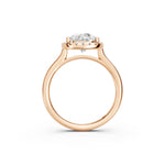 Load image into Gallery viewer, Xamya Pear Solitaire Diamond Womens Ring