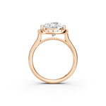 Load image into Gallery viewer, Xaira Pear Solitaire Diamond Womens Ring