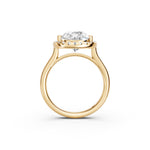 Load image into Gallery viewer, Xaira Pear Solitaire Diamond Womens Ring