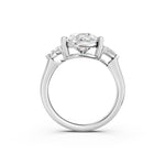 Load image into Gallery viewer, Naara Pear Solitaire Diamond Womens Ring