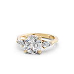 Load image into Gallery viewer, Miyra Round Solitaire Diamond Womens Ring