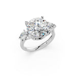 Load image into Gallery viewer, Miana Round Solitaire Diamond Womens Ring