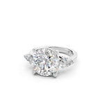 Load image into Gallery viewer, Miana Round Solitaire Diamond Womens Ring