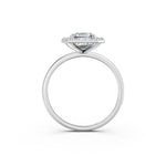 Load image into Gallery viewer, Rira Emerald Solitaire Diamond Womens Ring