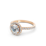 Load image into Gallery viewer, Qaira Round Solitaire Diamond Womens Ring
