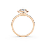 Load image into Gallery viewer, Qaira Round Solitaire Diamond Womens Ring