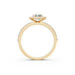 Load image into Gallery viewer, Priya Emerald Solitaire Diamond Womens Ring