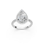 Load image into Gallery viewer, Piana Pear Solitaire Diamond Womens Ring