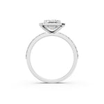 Load image into Gallery viewer, Peira Emerald Solitaire Diamond Womens Ring