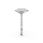 Load image into Gallery viewer, Peira Emerald Solitaire Diamond Womens Ring