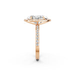 Load image into Gallery viewer, Pavya Oval Solitaire Diamond Womens Ring