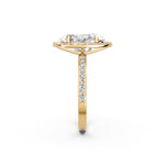 Load image into Gallery viewer, Pavya Oval Solitaire Diamond Womens Ring
