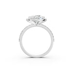 Load image into Gallery viewer, Parza Pear Solitaire Diamond Womens Ring