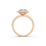 Load image into Gallery viewer, Pamya Emerald Solitaire Diamond Womens Ring