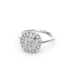 Load image into Gallery viewer, Era Round Diamond Cluster Ladies Ring