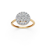Load image into Gallery viewer, Era Round Diamond Cluster Ladies Ring