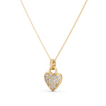 Load image into Gallery viewer, Naria Diamond heart chain Pendent
