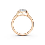 Load image into Gallery viewer, Xiana Oval Solitaire Diamond Womens Ring