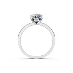 Load image into Gallery viewer, Eaira Oval Solitaire Diamond Womens Ring