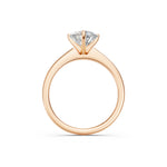 Load image into Gallery viewer, Liyana Heart Solitaire Diamond Womens Ring