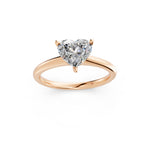Load image into Gallery viewer, Liyana Heart Solitaire Diamond Womens Ring