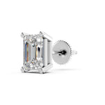 Load image into Gallery viewer, Ishya Emerald Solitaire Diamond stud Earring
