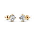 Load image into Gallery viewer, Haara Round Solitaire Diamond stud Earring
