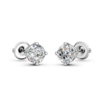 Load image into Gallery viewer, Griya Round Solitaire Diamond stud Earring
