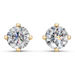 Load image into Gallery viewer, Griya Round Solitaire Diamond stud Earring
