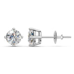 Load image into Gallery viewer, Glora Round Solitaire Diamond stud Earring
