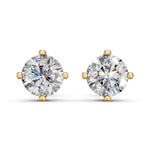 Load image into Gallery viewer, Glora Round Solitaire Diamond stud Earring

