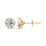 Load image into Gallery viewer, Marza Round Solitaire Diamond stud Earring
