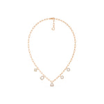 Load image into Gallery viewer, Caira Charm Diamond Geometric Necklace
