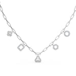 Load image into Gallery viewer, Star Round Diamond Geomatric Necklace

