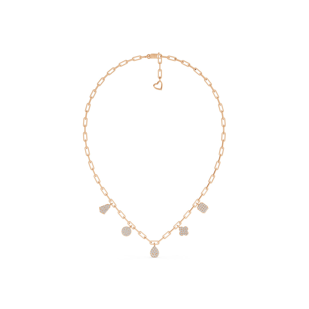 Ciya Charm Diamond Geometric Classic Necklace